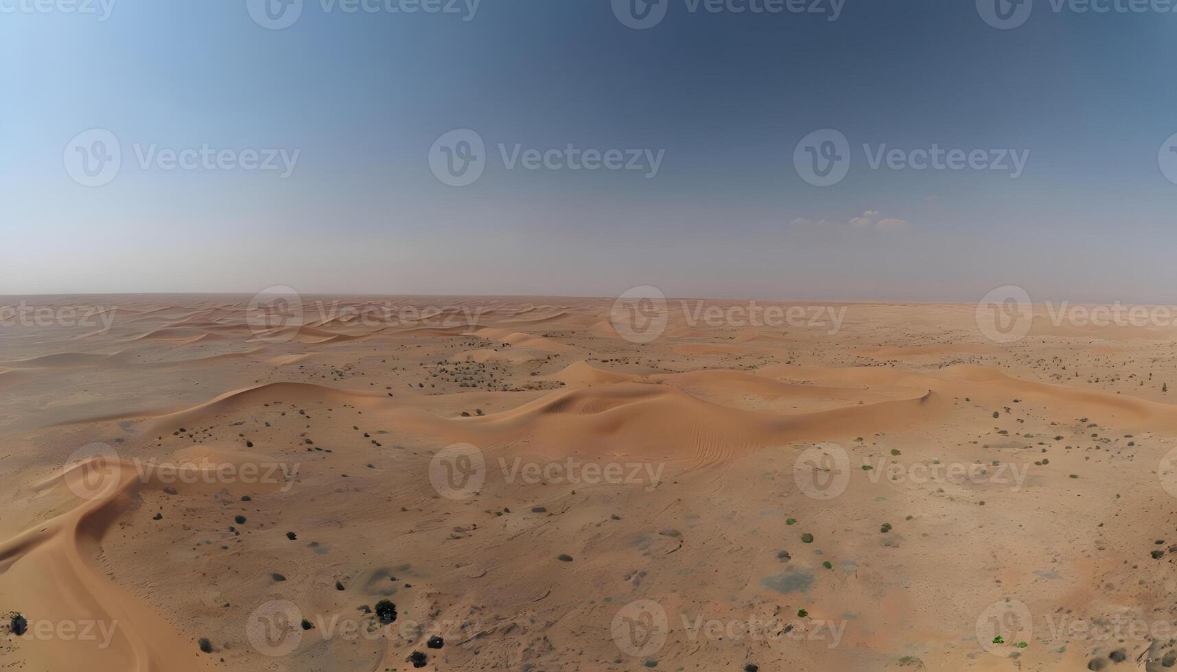 A view of the desert from above photo