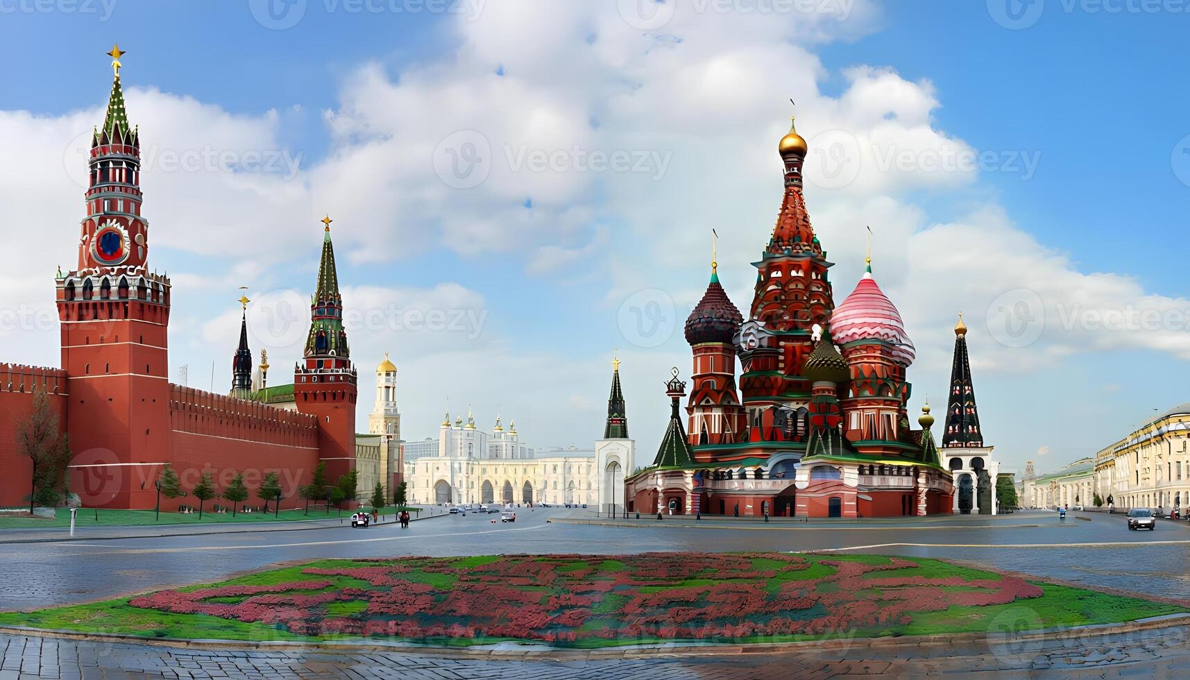 A large building with many towers photo