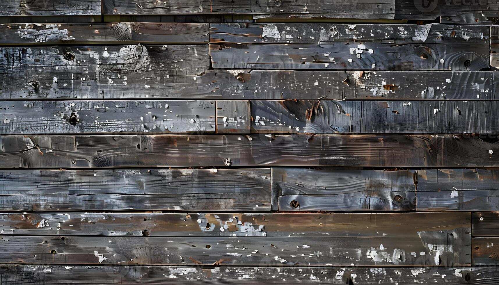 A close up of a wooden wall with paint peeling off photo