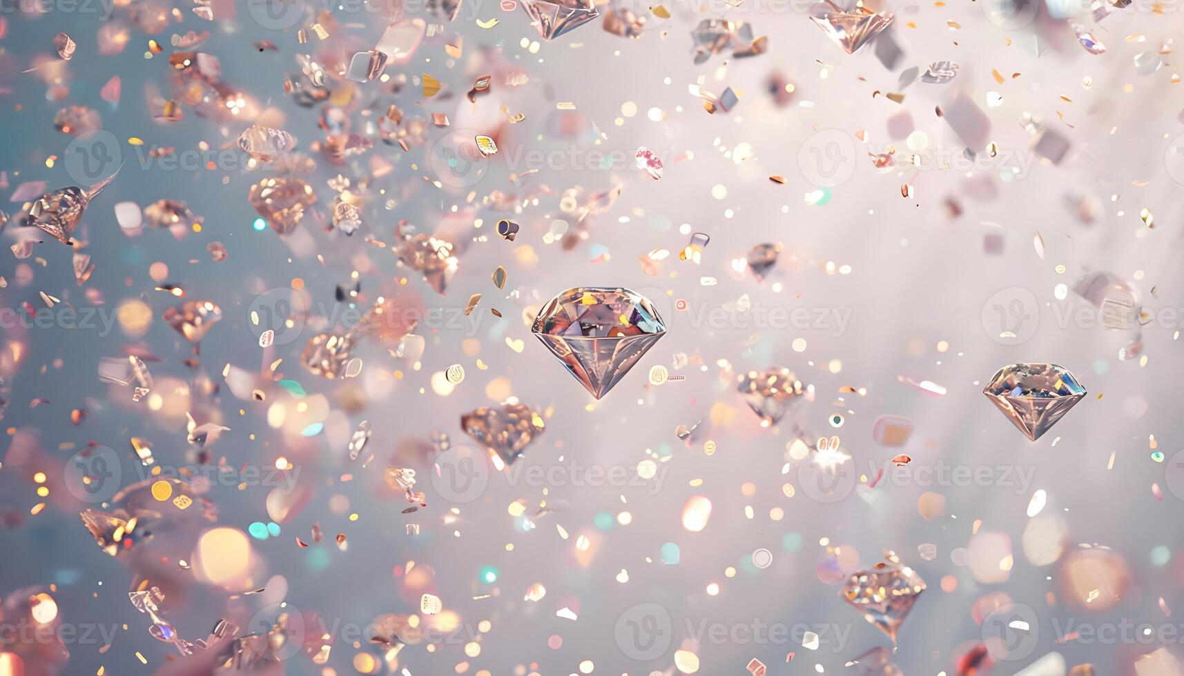 Diamonds falling from the sky photo