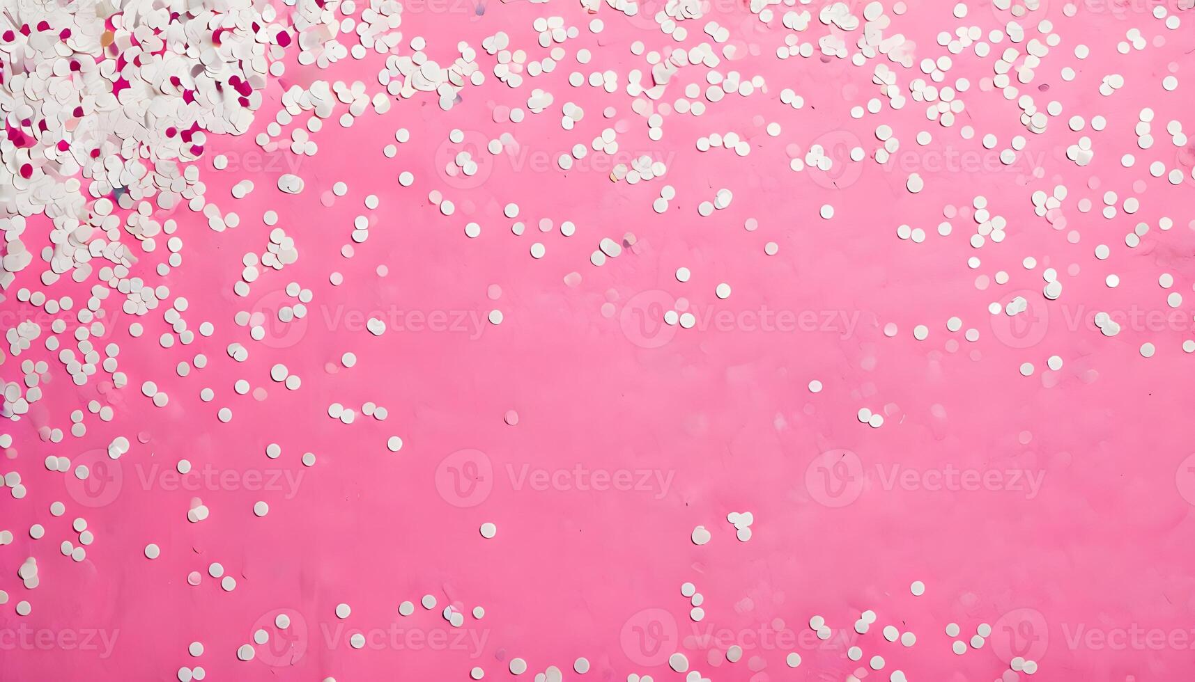 A pink background with confetti and confetti photo