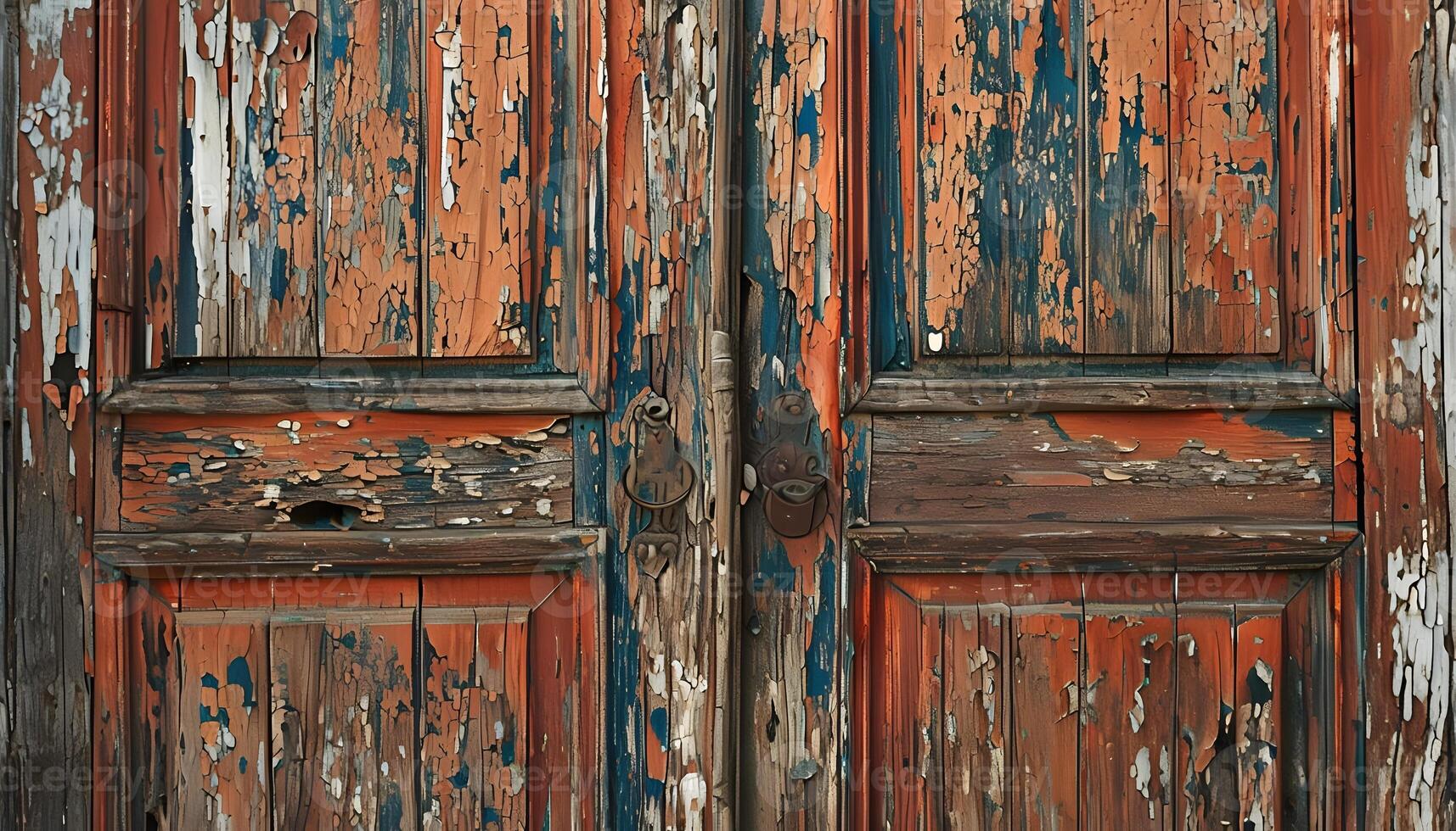 A door with a cat on it photo