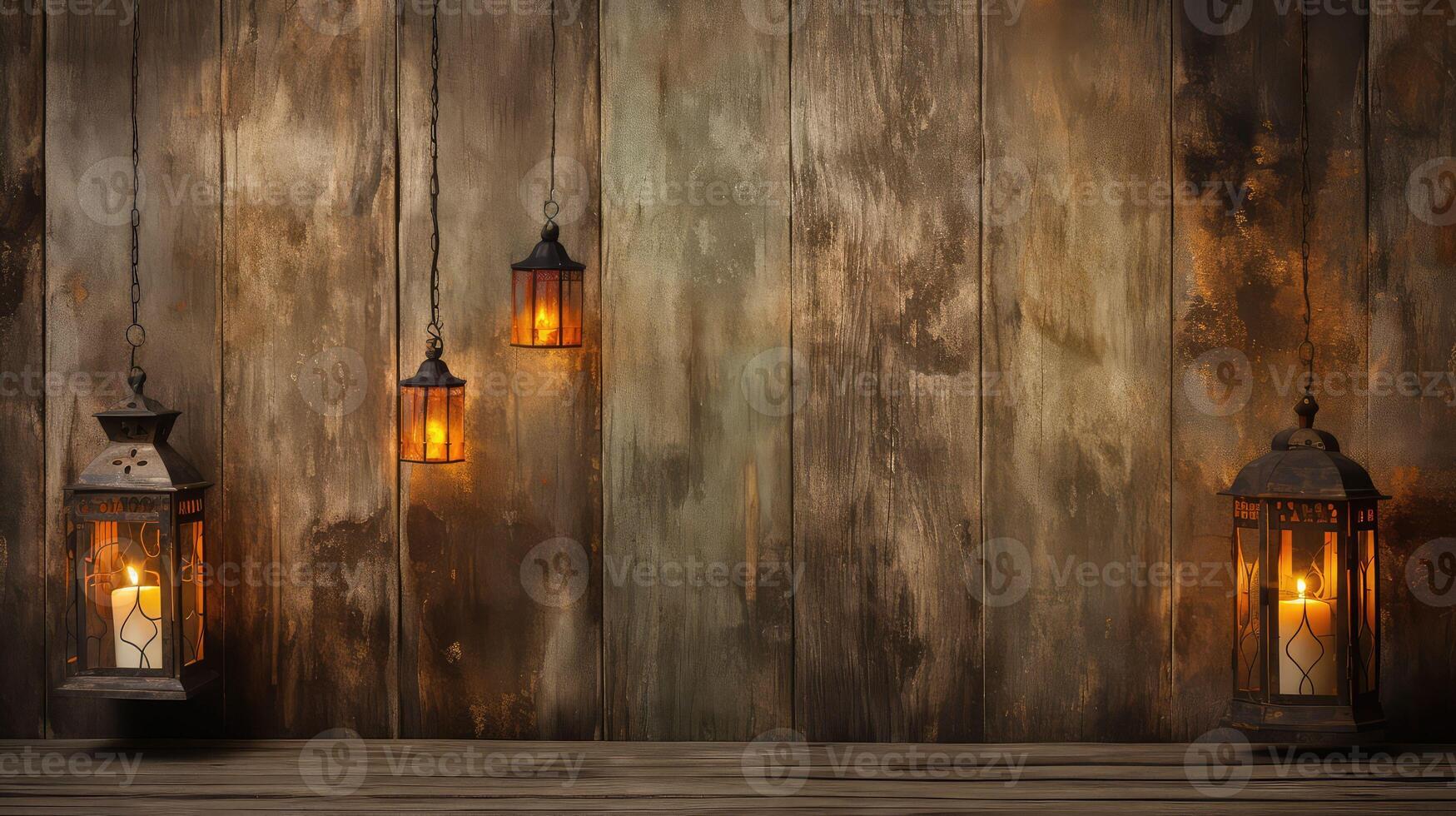 lanterns light rustic background photo