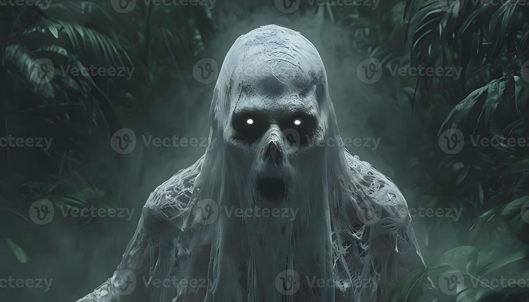 A creepy ghost in the jungle photo