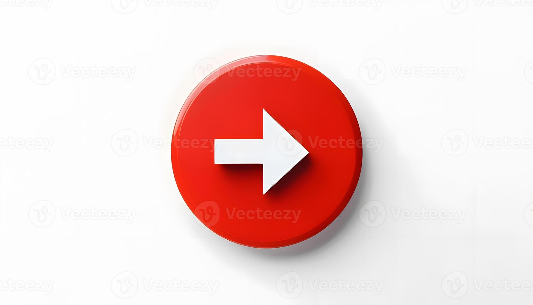A red button with an arrow pointing to the right photo