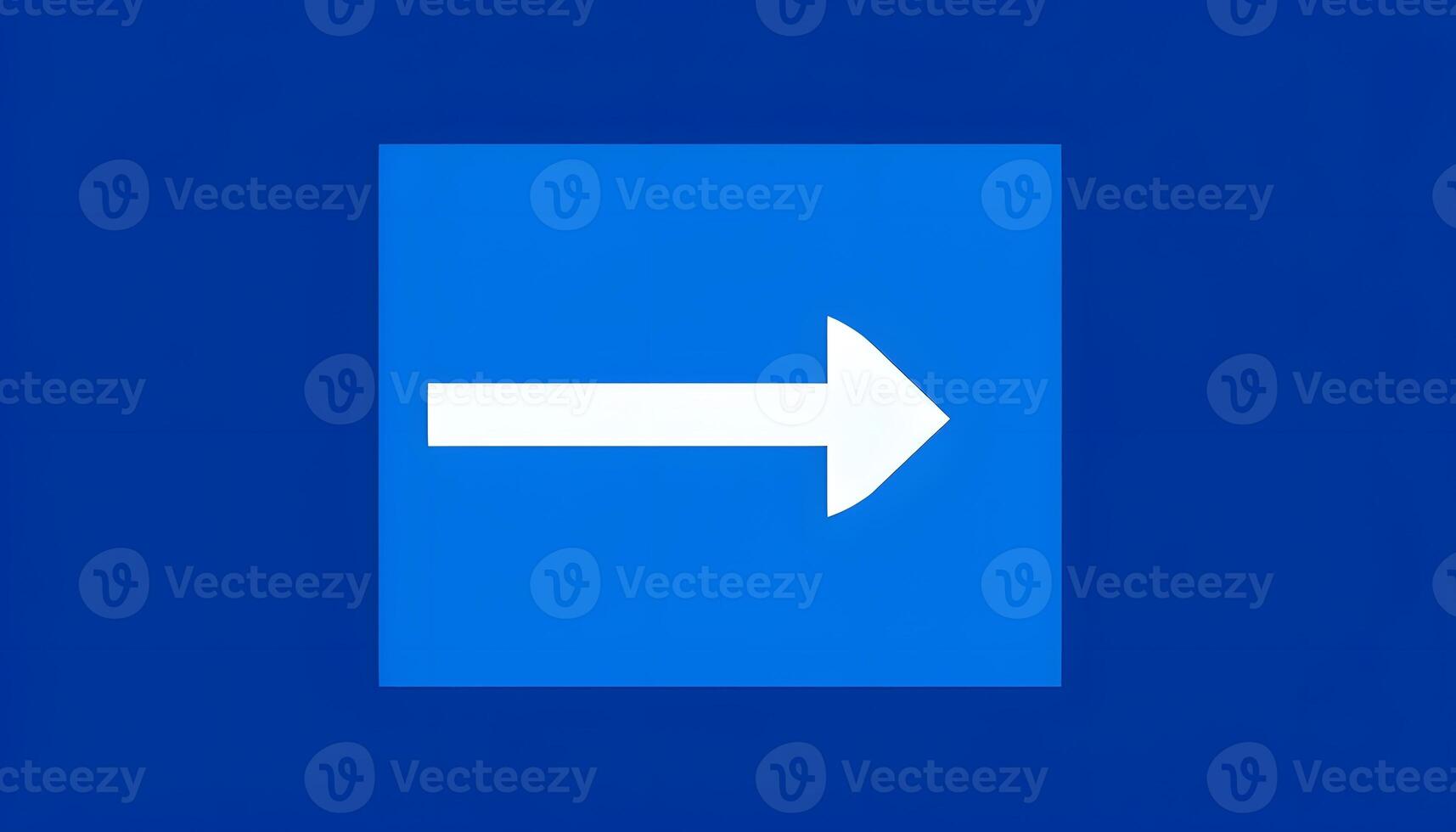 A blue and white arrow pointing in the direction of the right photo