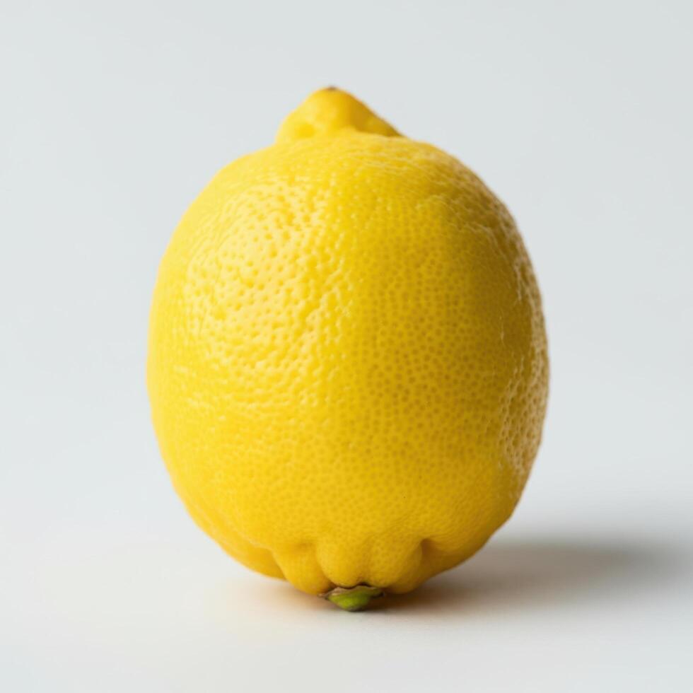 Refreshing whole lemon ideal for summer themed visuals and themes photo