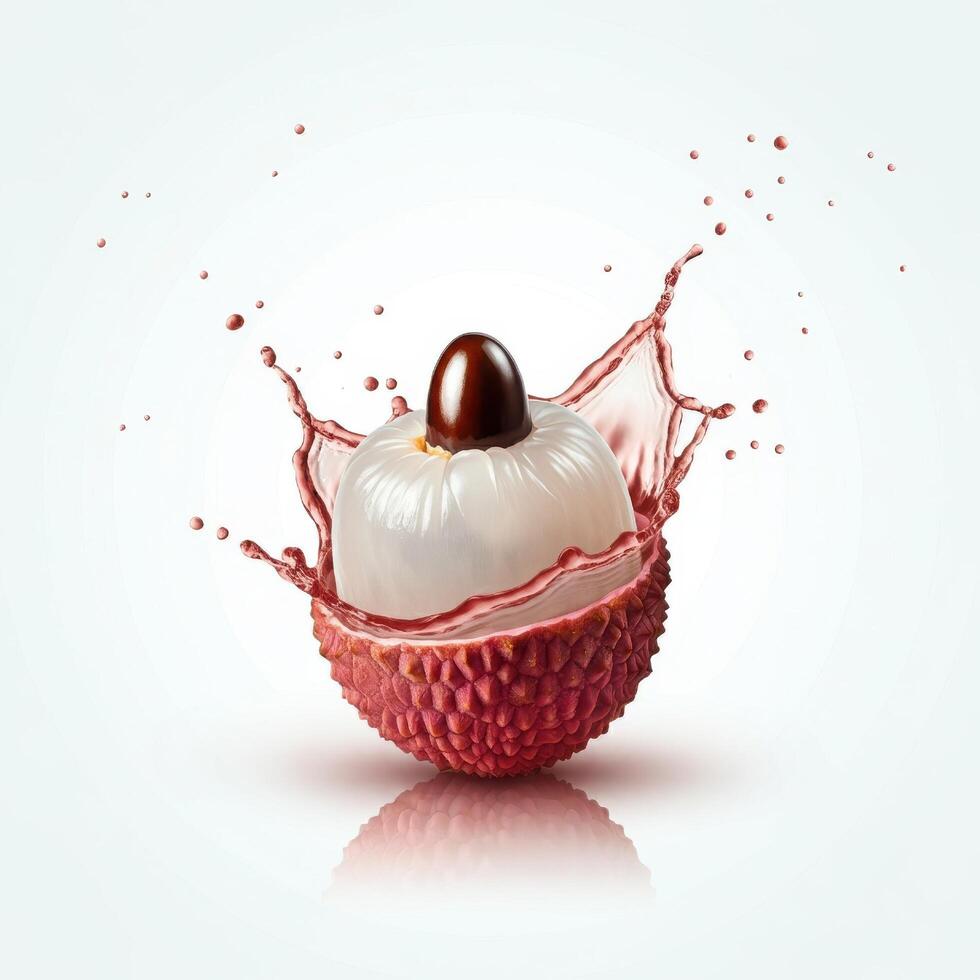 Sweet Lychee Splattering with Juicy Freshness photo