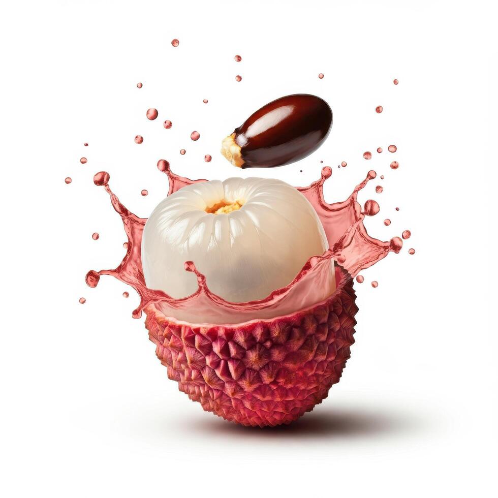 Lush Lychee Splits Open, Juicy Splash Follows photo