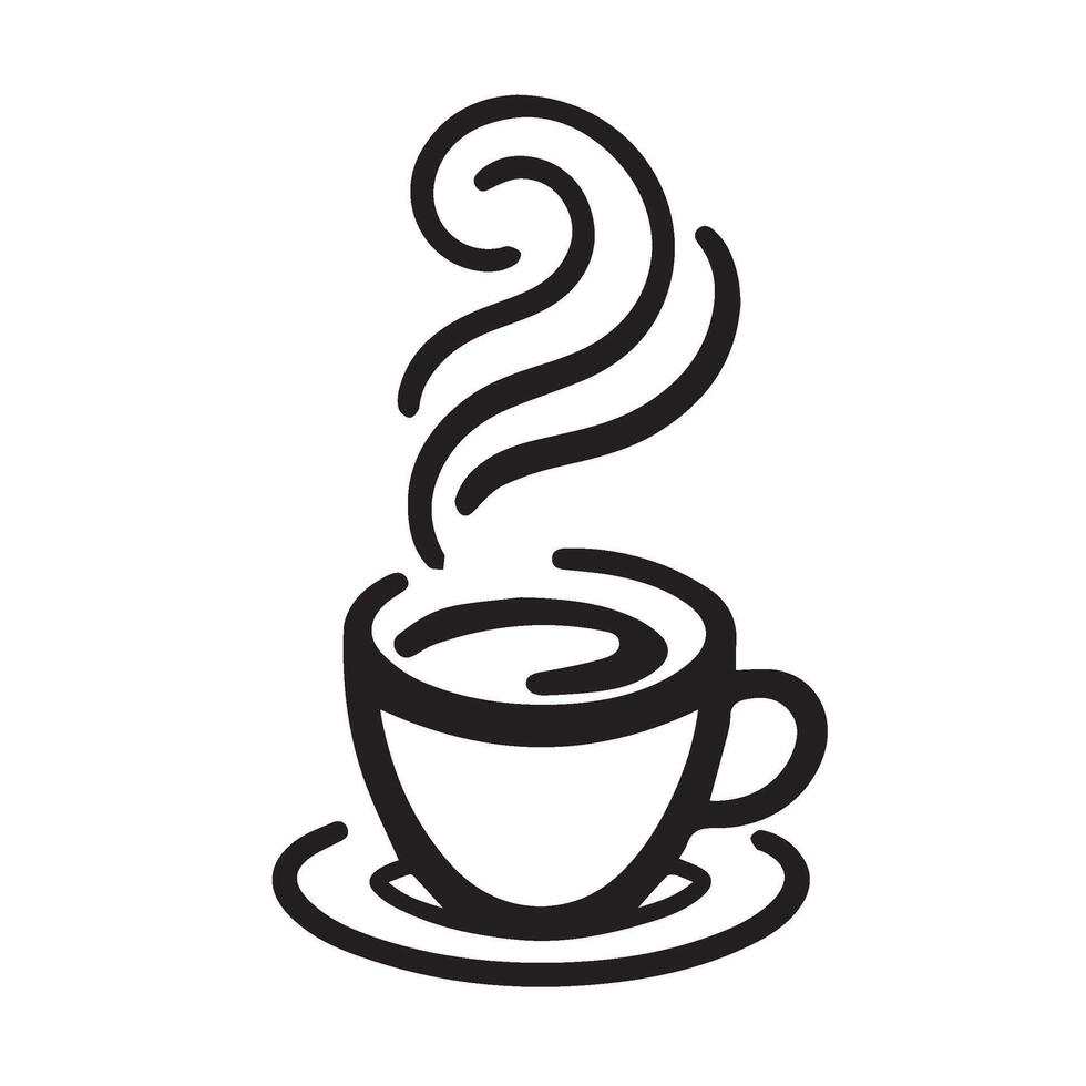 Coffee cup icon illustration vector