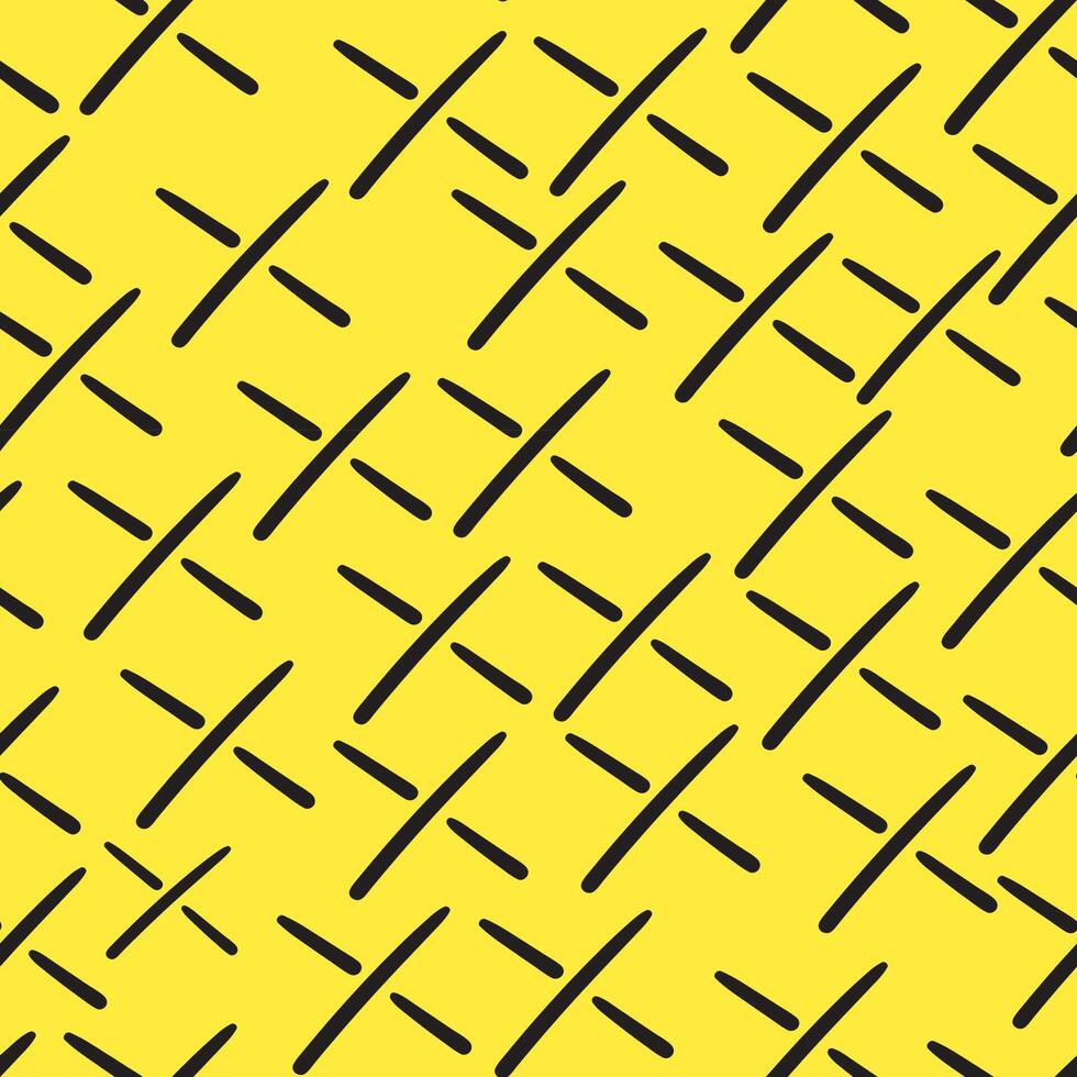 yellow seamless pattern with crosses vector