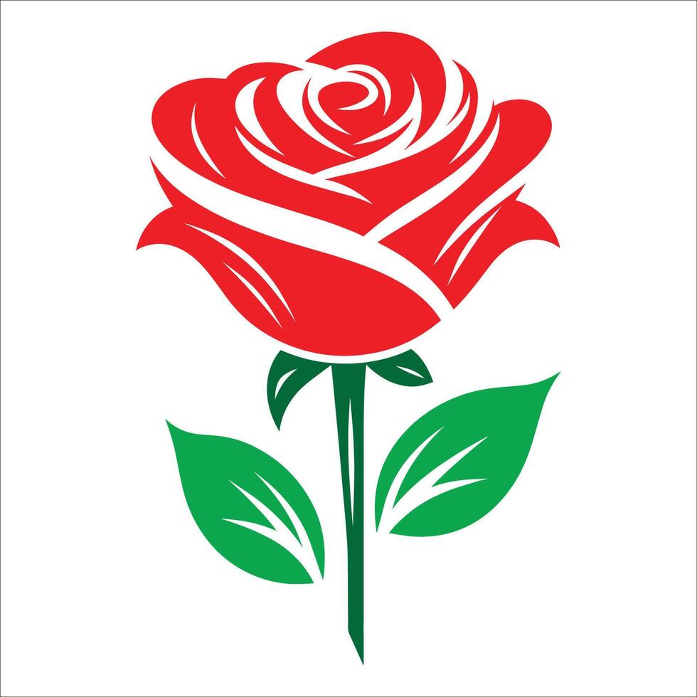 Beautiful valentine's day Rose vector