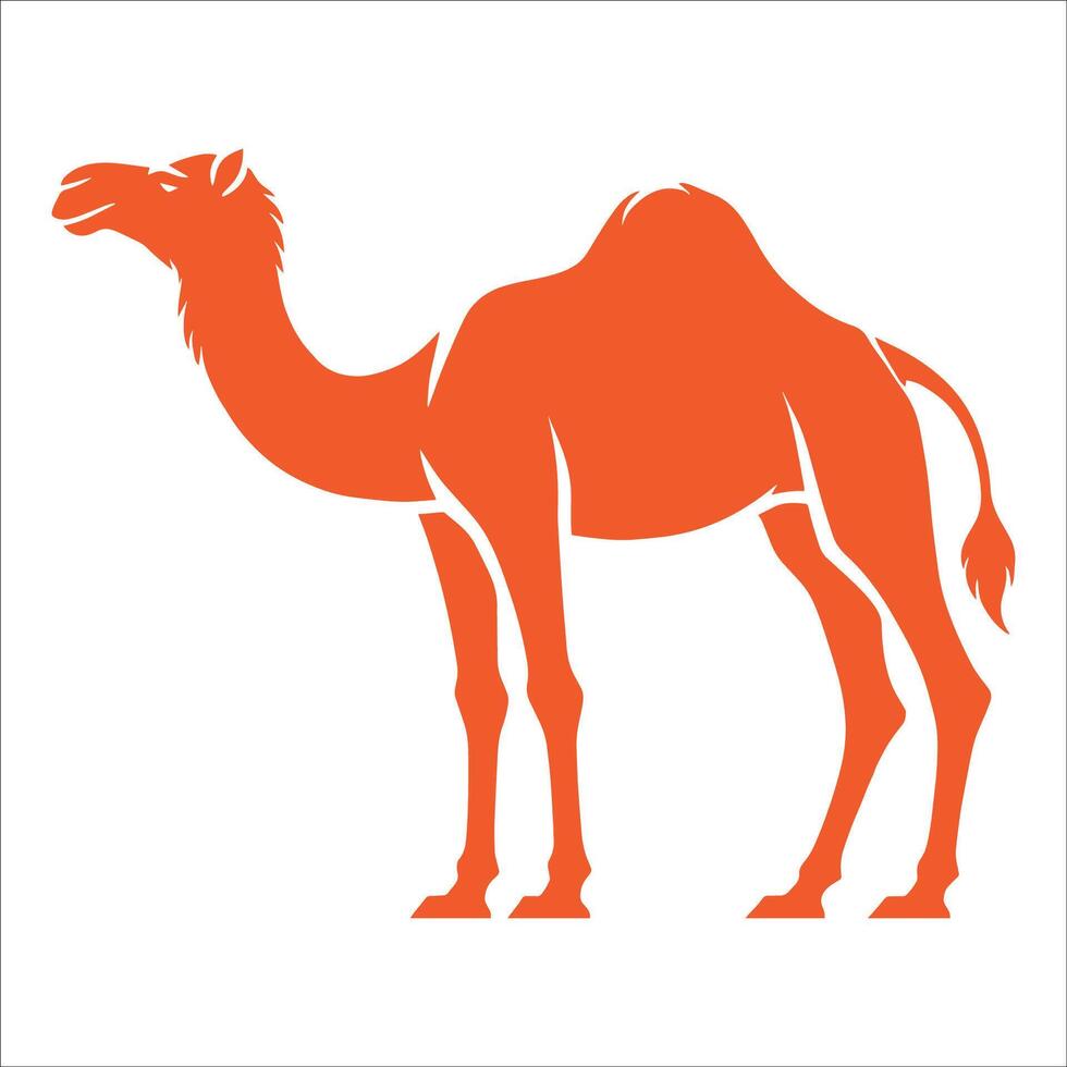 silhouettes of camel vector