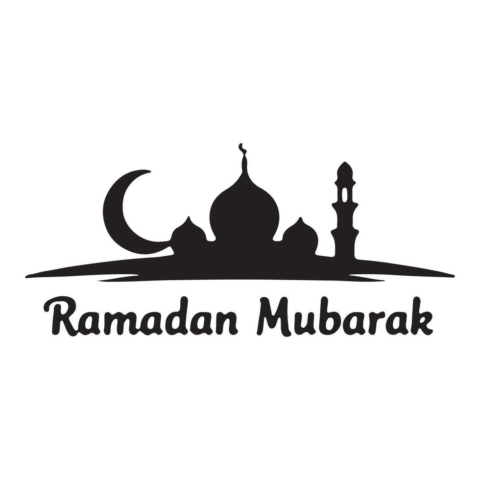 Ramadan Mubarak Greetings vector