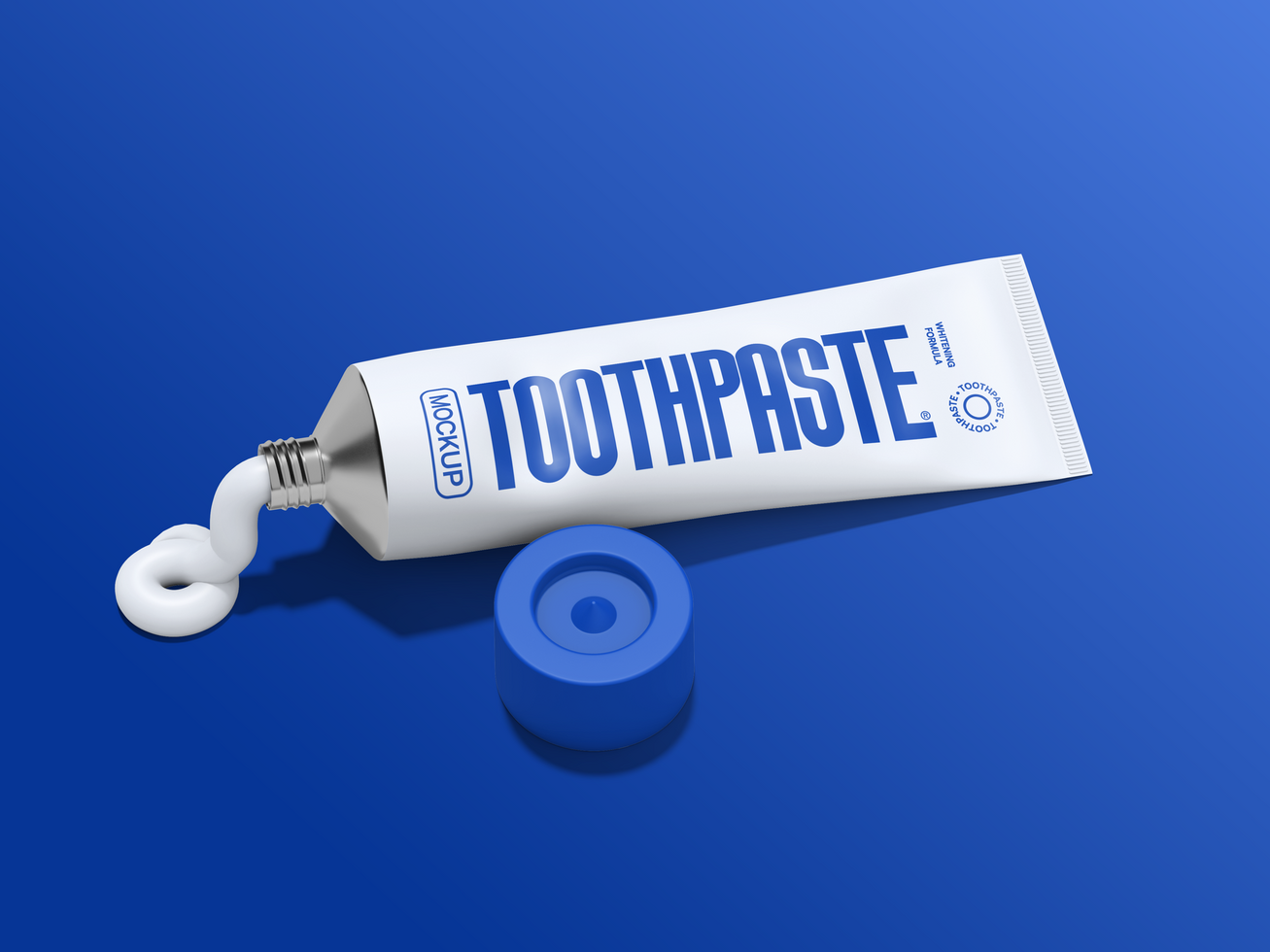 Toothpaste Mockup 3D psd