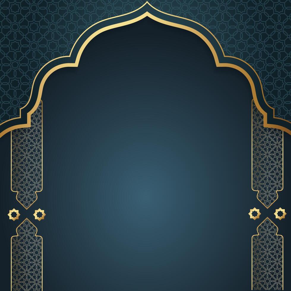 Beautiful ramadan kareem greeting card design vector