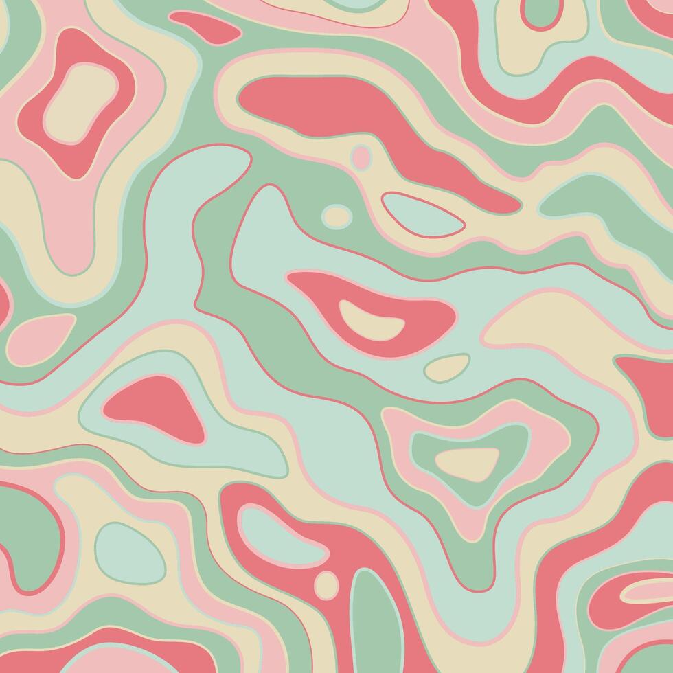 Hand drawn abstract doodle art. vector