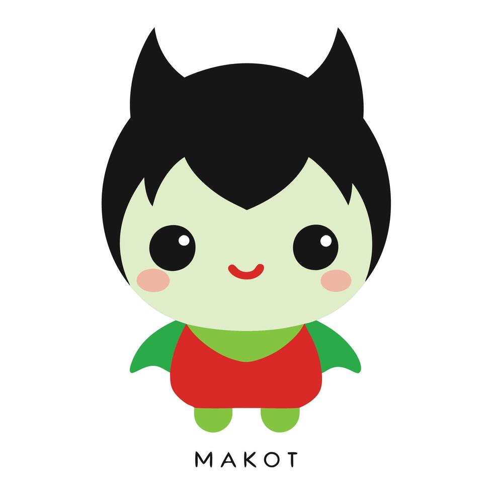 makoto the vampire by kawaii-kawaii vector