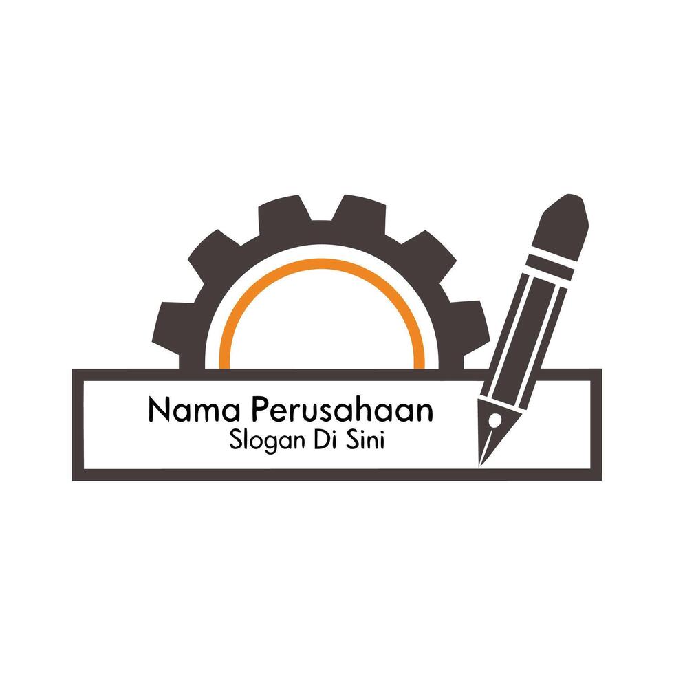 logo design for nama persian vector