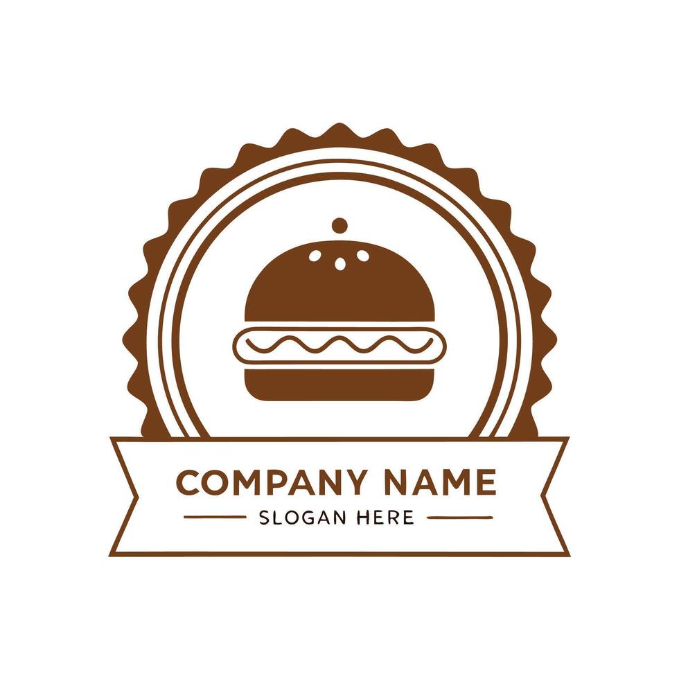 burger design template white background vector