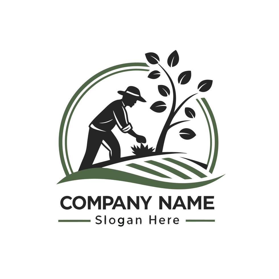 logo for company that is called farm vector