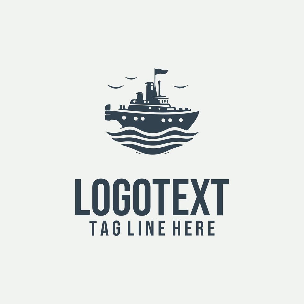 Deep Guardian Submairne Logo Design vector