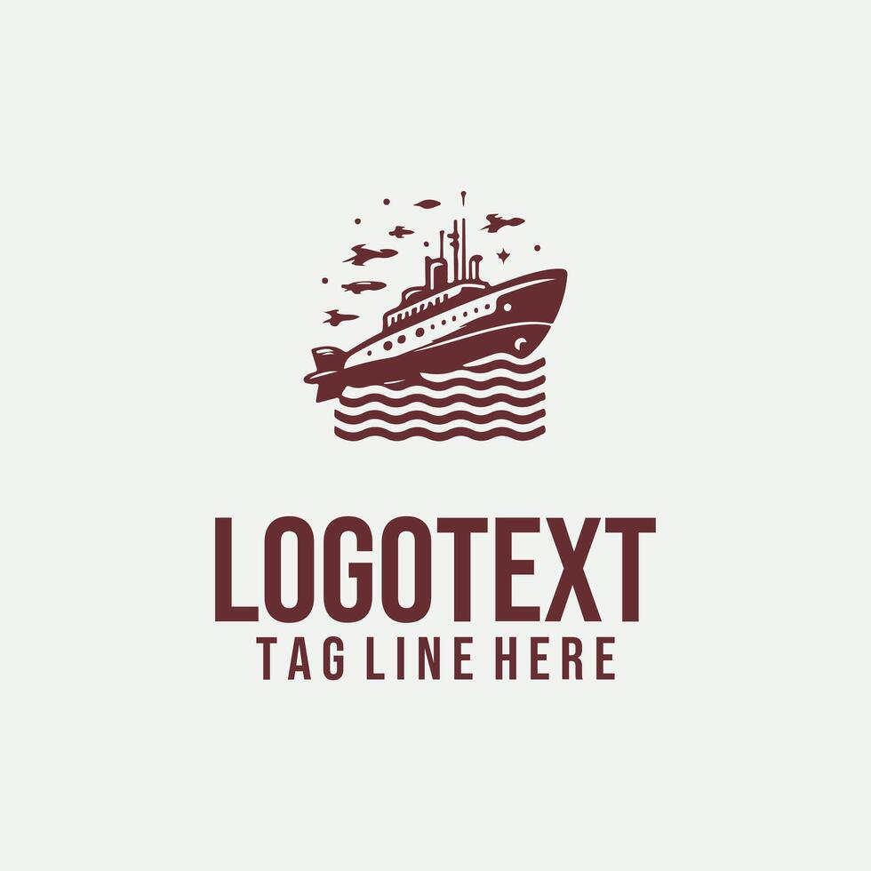 Silent Torpedo Submairne Logo vector