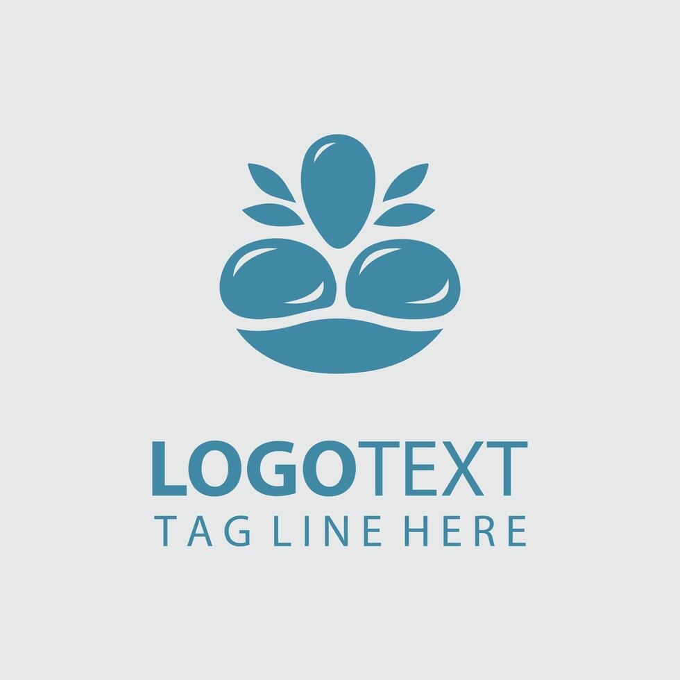 Fossil Pebble Logo vector