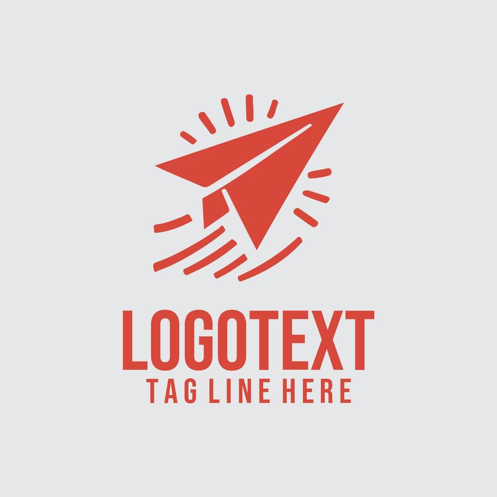 Jet X cel paper plane logo vector