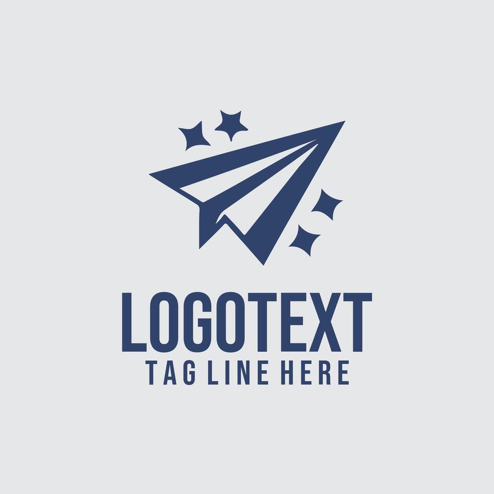Cloud Reach paper plane logo vector