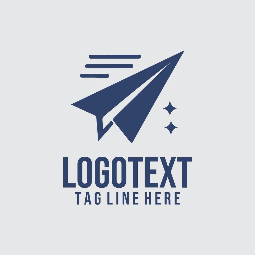 Aero Vibe plane logo vector