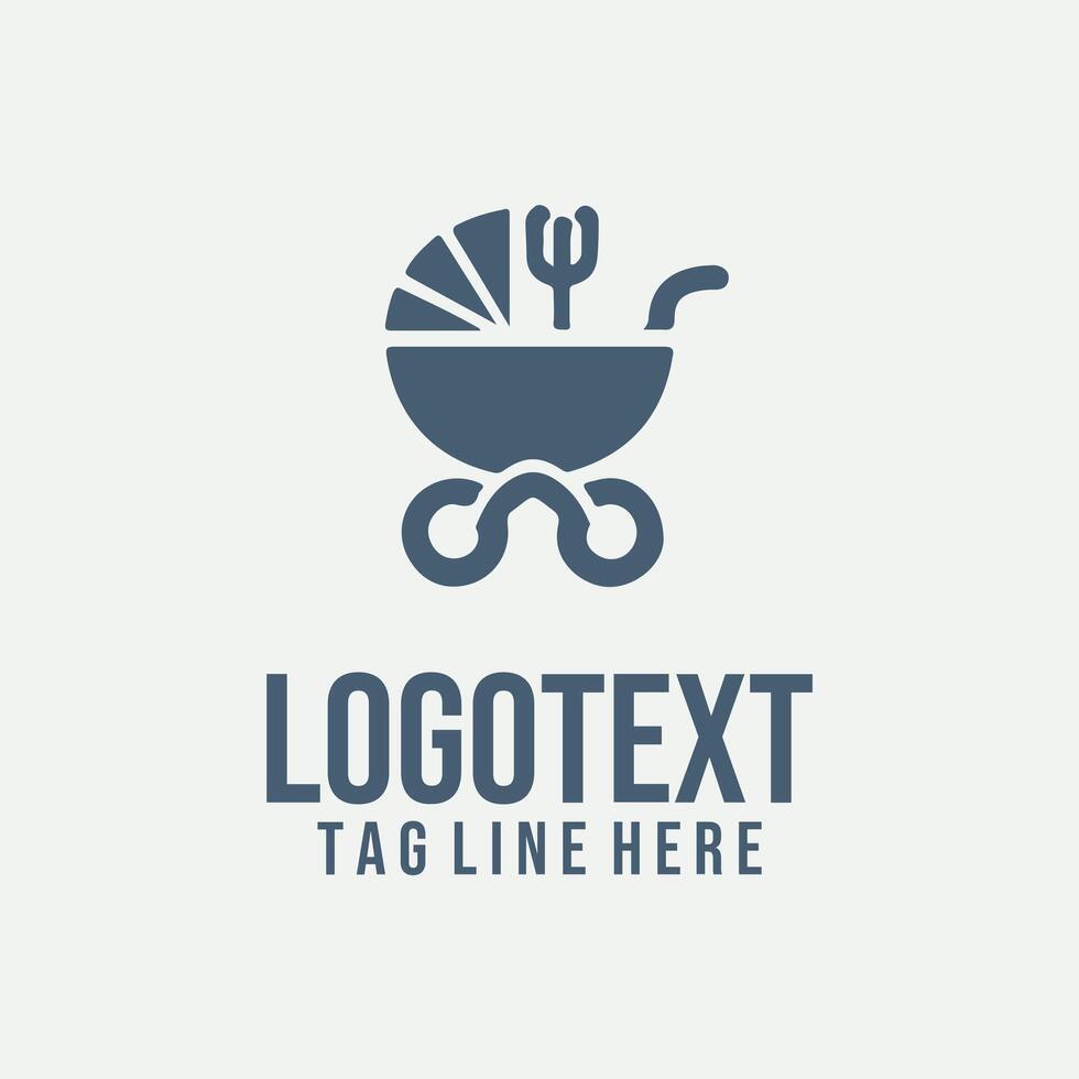 Tot Travels baby logo vector