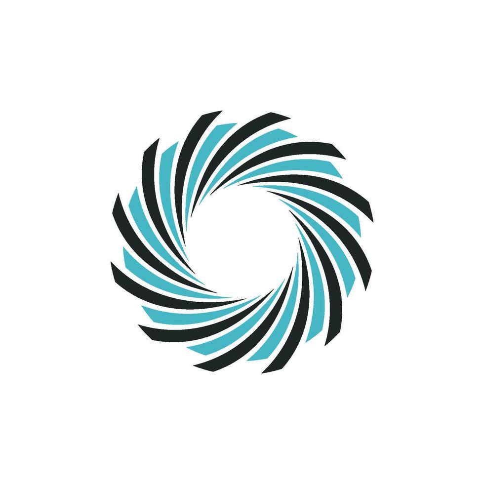 Ornamental Windmill Logo Template Illustration Design. EPS 10. vector