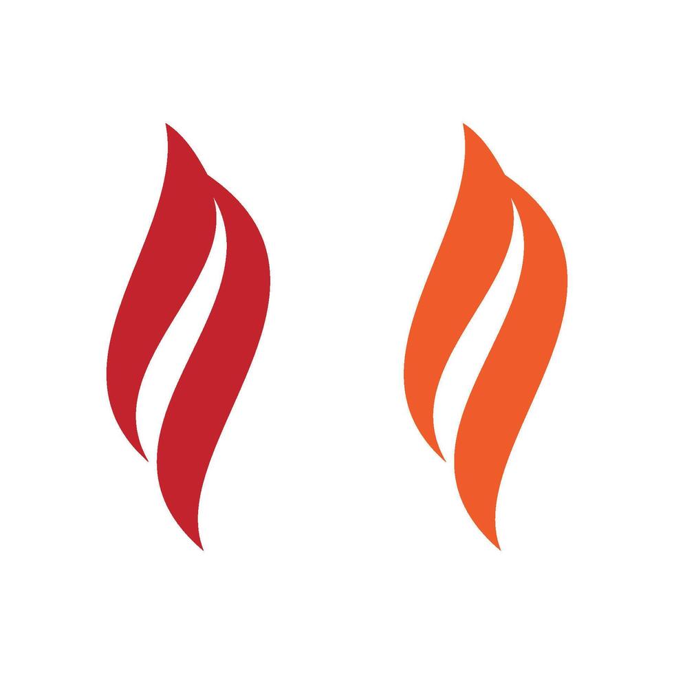 Flame of Spirit Logo Illustration Design. EPS 10. vector
