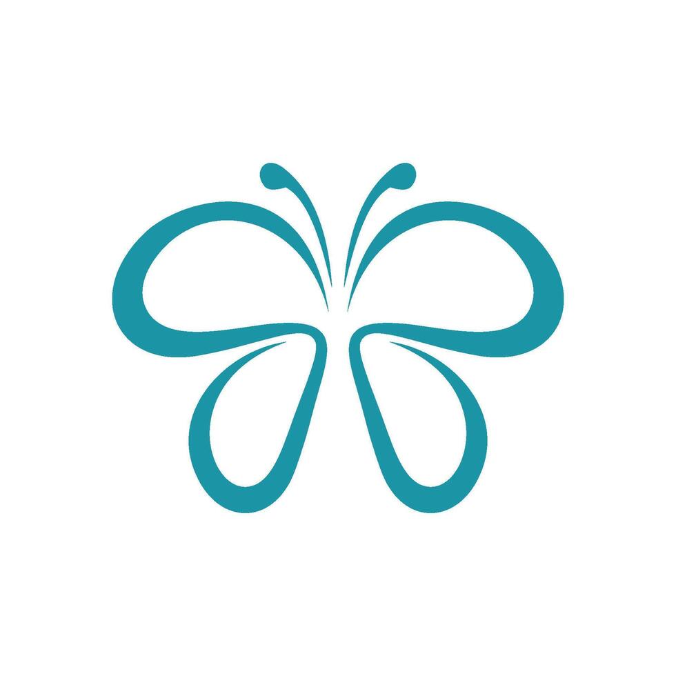 Decorative Butterfly Logo Template Illustration Design. EPS 10. vector