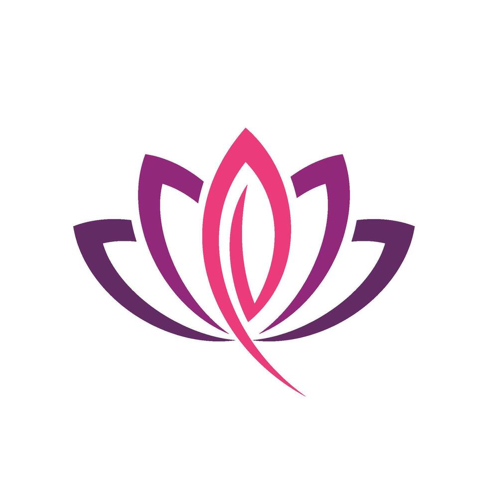 Blossom Lily Lotus Flower Logo Template Illustration Design. EPS 10. vector