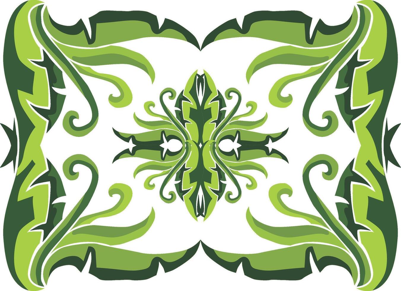 Nature-Inspired Swirl Floral Ornaments for Decoration vector