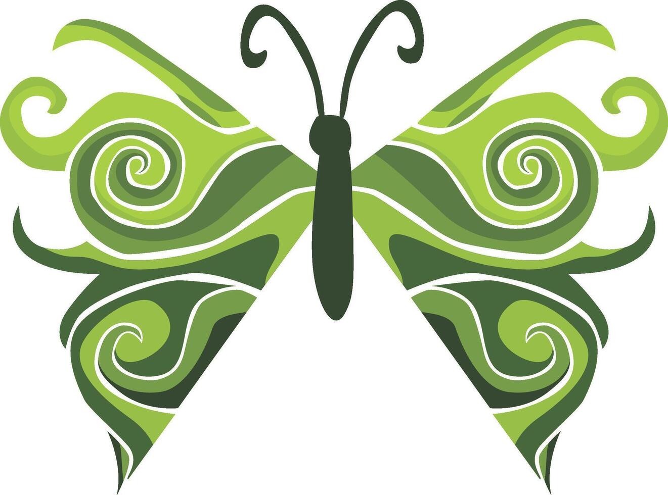 Stunning Butterfly Adornment vector