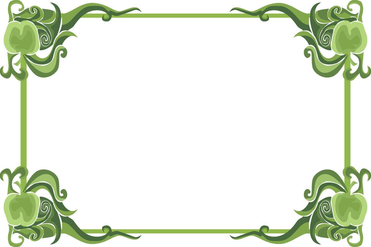 Refreshing Flora Ornaments for Natural-Themed Spaces vector