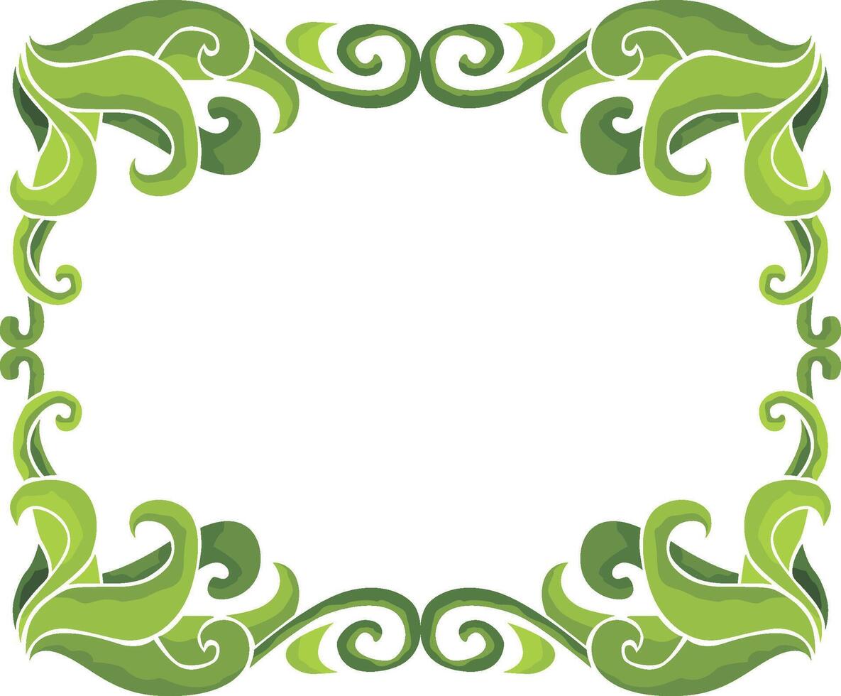 Nature-Inspired Ornaments for Stunning Green Decorations vector