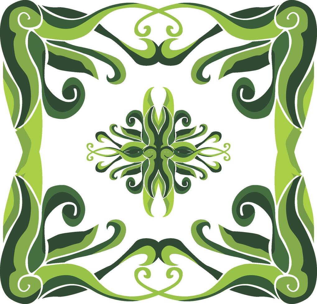 Whimsical Swirl Floral Elements for Eco-Friendly Spaces vector
