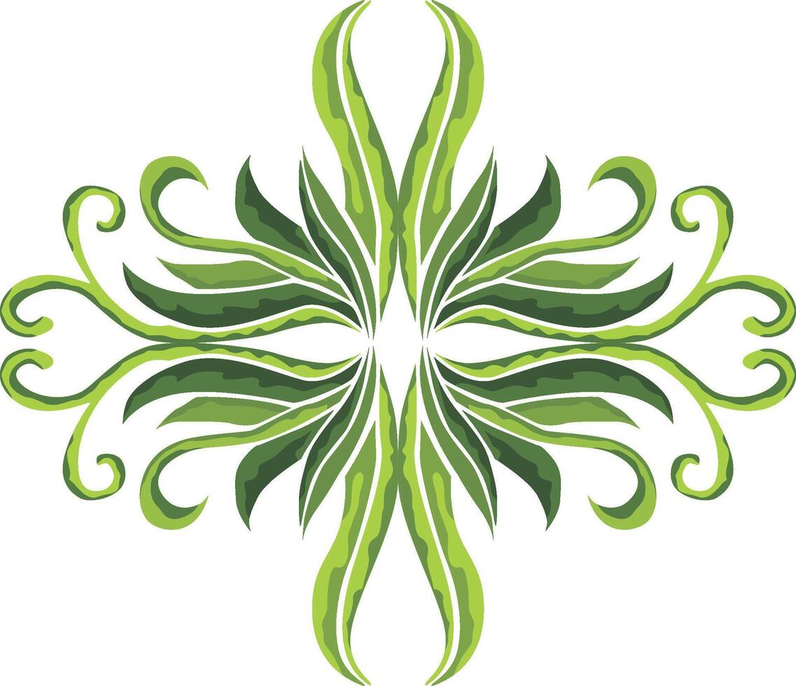 Botanical Elegance Flora Ornaments for Green Decor vector