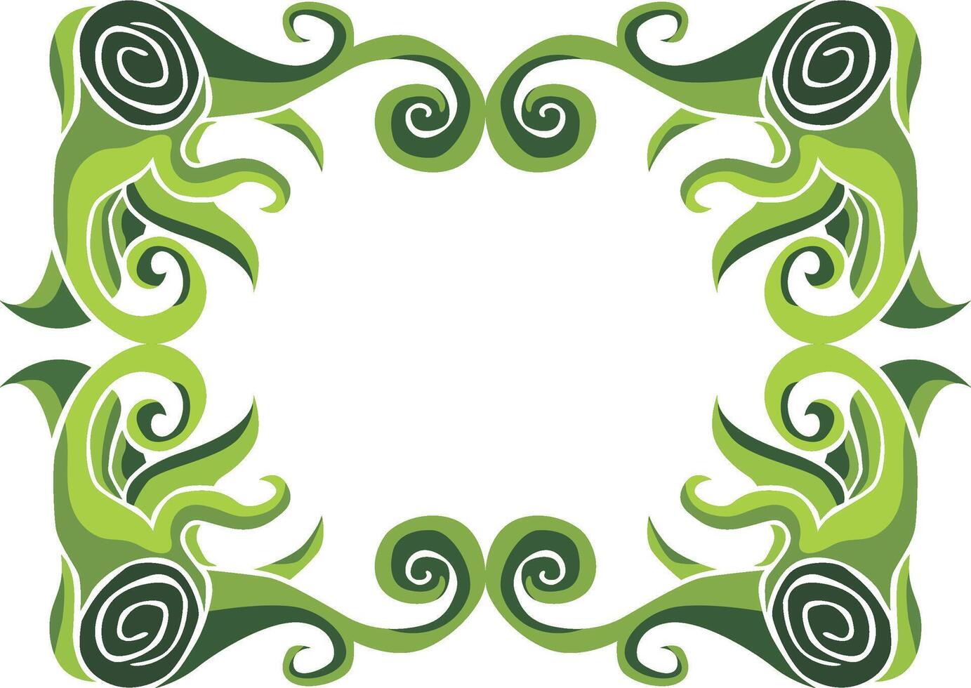 Majestic Swirl Flora Patterns for Natural Home Accents vector