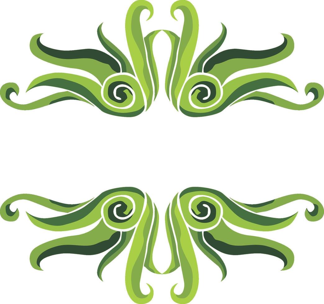 Flourishing Swirl Flora Ornaments for a Natural Look vector