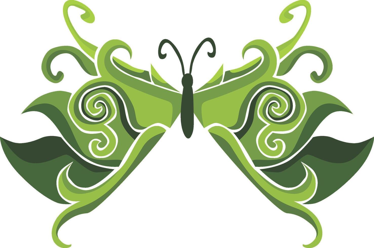 Graceful Butterfly Embellishment vector