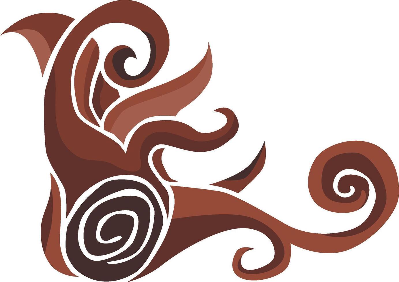 Floral Decor Pieces for a Cozy Brown Theme vector
