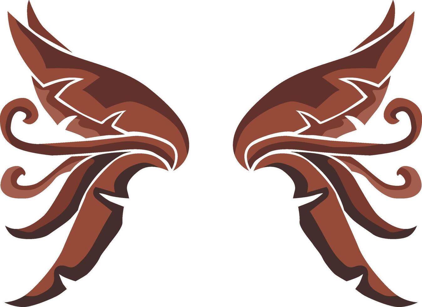 Artistic Wing Decorations for a Unique Touch vector