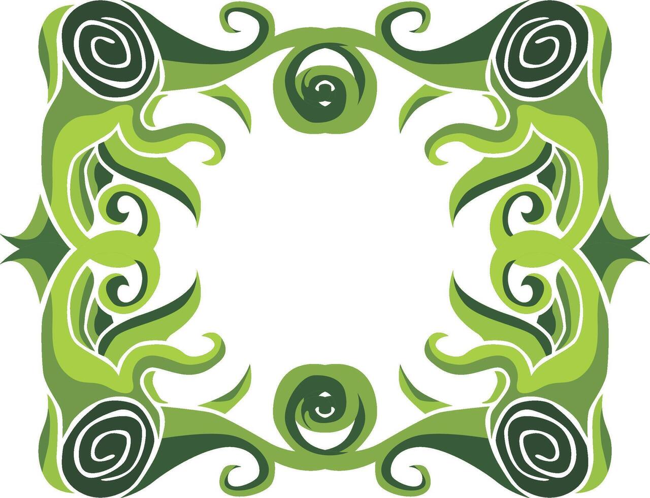 Unique Swirl Flora Designs for Fresh and Natural Spaces vector
