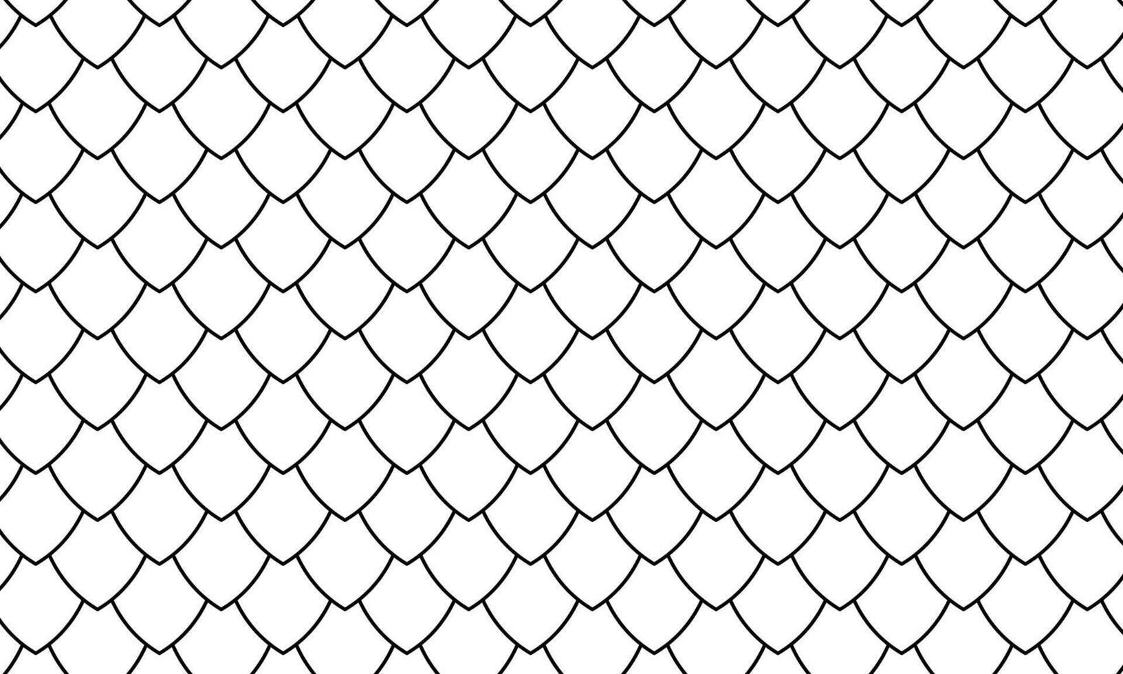 Dragon, snake or dinosaur scale pattern. Reptile animal skin or fish squama texture. Medieval armor ornament. Roofing design. Mermaid tail print. Lattice background. graphic illustration vector
