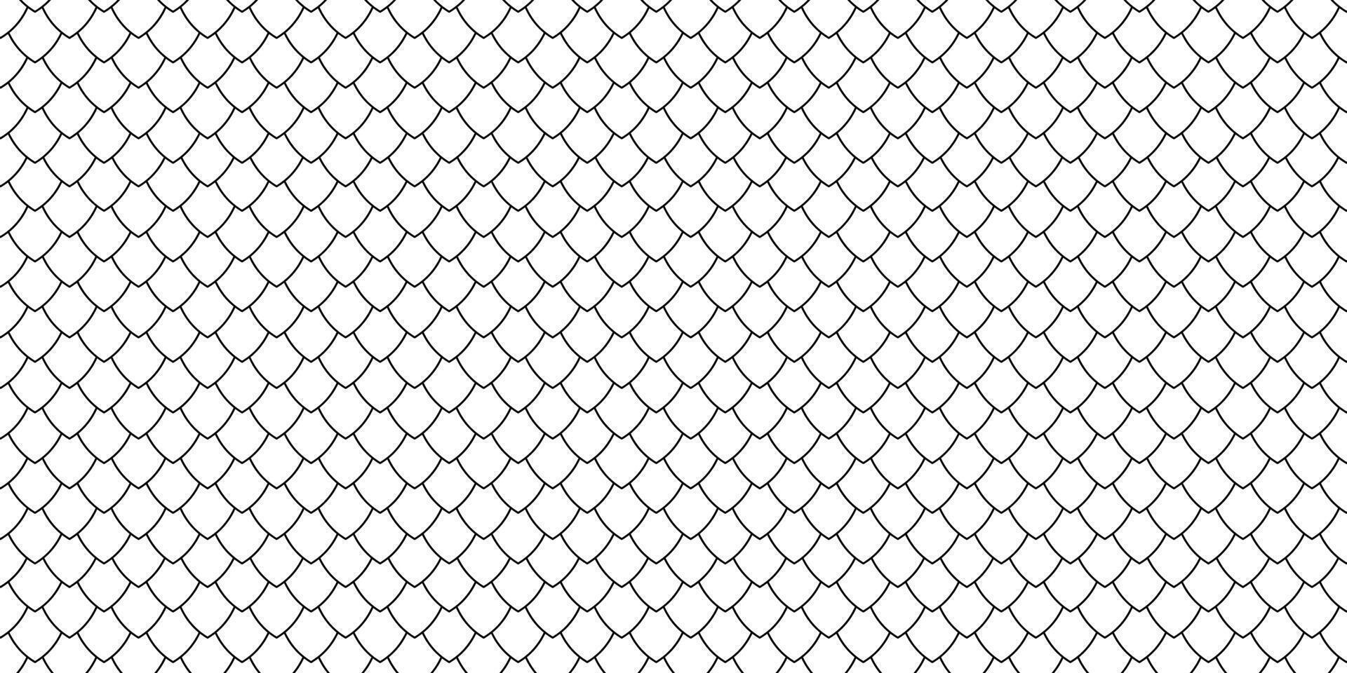 Dragon, lizard or snake scale pattern. Reptile skin or fish squama texture. Lattice background. Medieval armor ornament. Tile roofing design. Mermaid tail print. graphic illustration vector